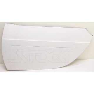 Smart ForTwo 450 Cabrio Türpanel Verkleidung links silber, weiß foliert Q0000841V005