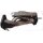 Smart ForFour 454 M134 Abgaskrümmer Auspuffkrümmer mit Hitzeschild A1341400109