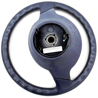 Smart ForTwo 450 Lenkrad Airbag Leder blau Lenkwinkelsensor Q0001296V005