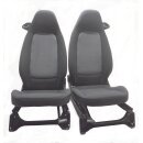 Smart ForTwo 451 Sitze Beifahrersitz Fahrersitz Bezug schwarz CS2A