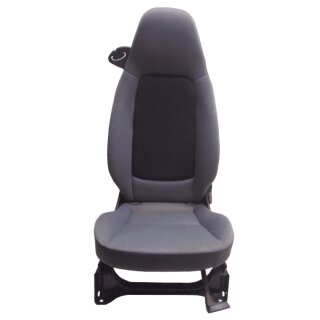 Smart ForTwo 451 Beifahrersitz rechts mit Sitzheizung Bezug grau CW4A