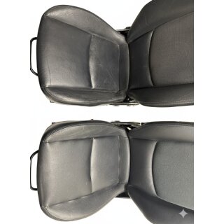 Smart ForTwo 450 Cabrio Coupe Ledersitze schwarz mit Sitzheizung und Seitenairbag Q0008684V003C18W Q0008698V004C18W