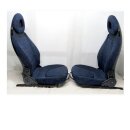 Smart ForTwo 450 Sitze Fahrersitz Beifahrersitz Bezug dunkelblau  Seitenairbag