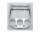 Mercedes-Benz W168 Blende Abdeckung Mittelkonsole silber A16868036