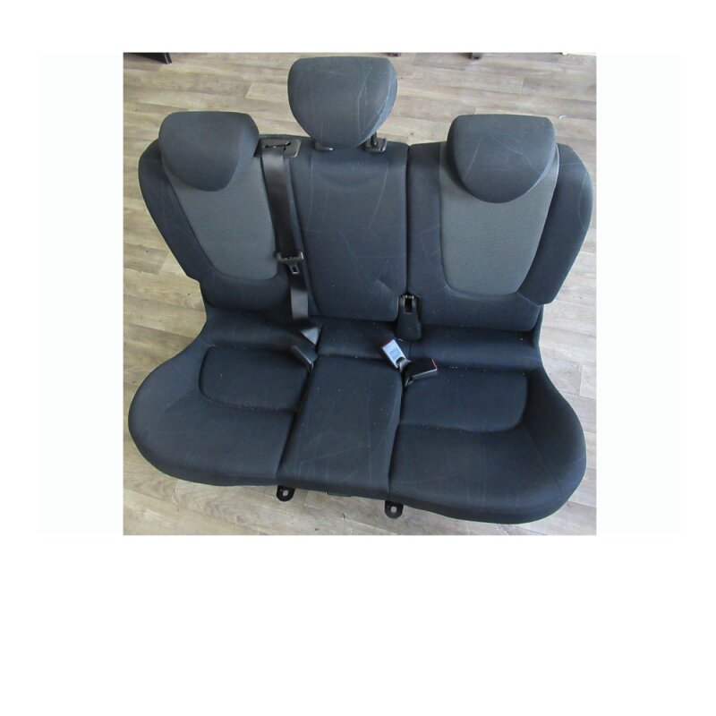 Smart ForFour 454 Rücksitzbank mit Kopfstütze schwarz mit Gurtschlöss