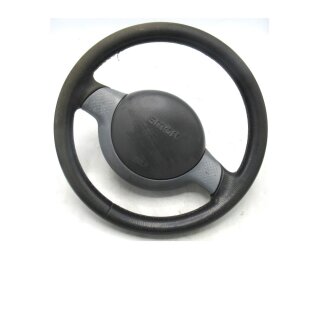 Smart ForTwo 450 Lenkrad Airbag Leder abgegriffen Lenkwinkelsensor Q0001296V008