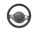 Smart ForTwo 450 Lenkrad Airbag Leder schwarz grau Lenkwinkelsensor Q0001296V009